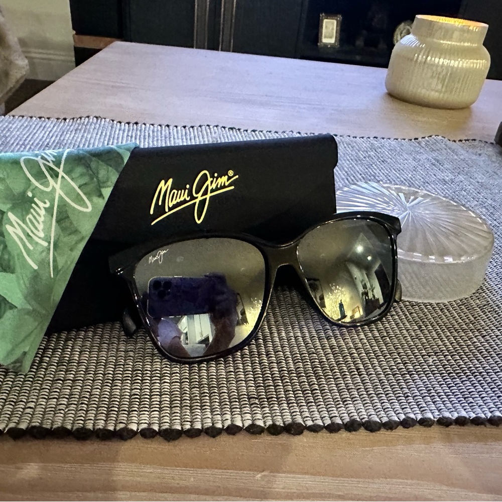 Maui Jim Liquid Sunshine Black Sunglasses - Picture 3 of 7